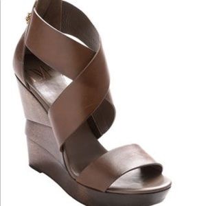 Good as new Diane Von Frustenberg wedge sandals